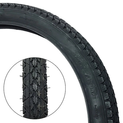 CST Tires C241 24" Cruiser Tire - Black-Black