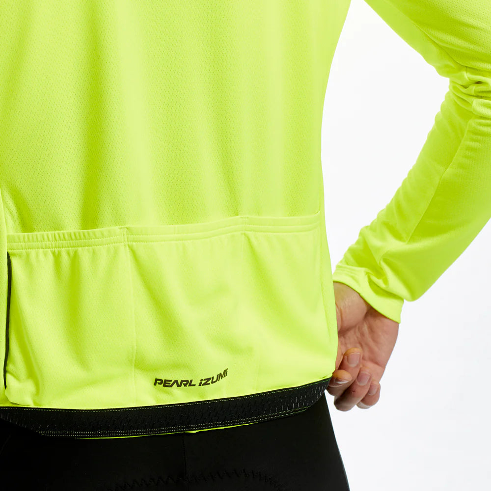 Pearl Izumi Quest Long Sleeve Road Jersey - Screaming Yellow
