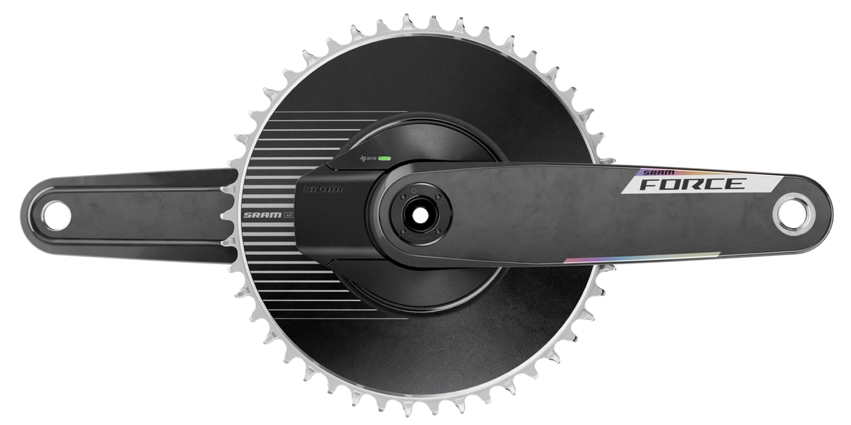SRAM Force AXS E1 DUB Power Meter Aero Crankset - Black