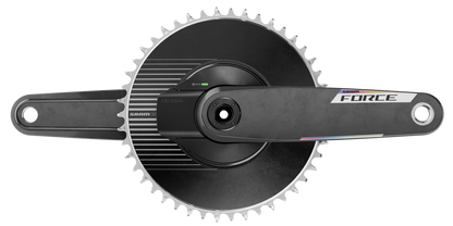 SRAM Force AXS E1 DUB Power Meter Aero Crankset - Black