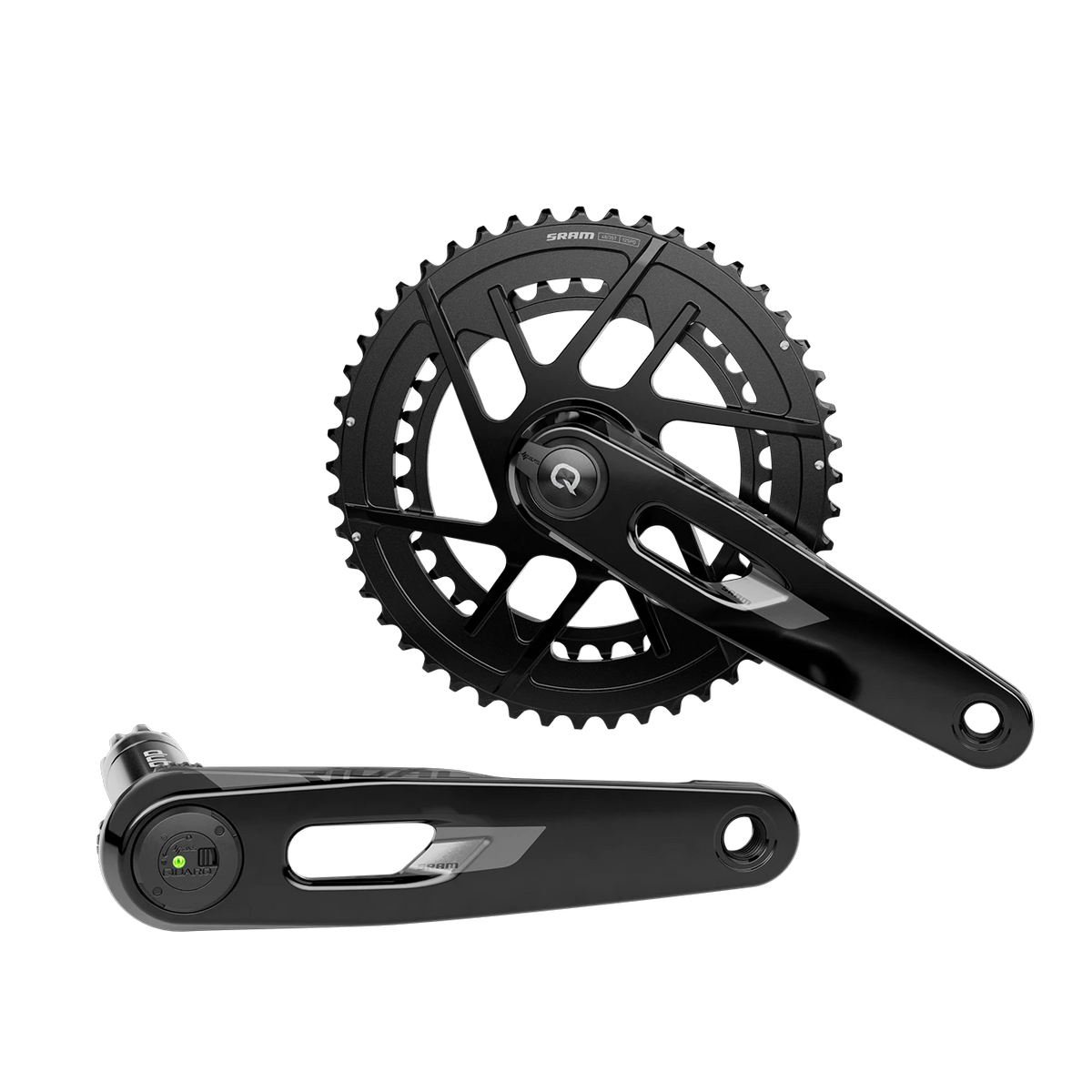 SRAM Rival AXS E1 DUB 12 Spd Power Meter Crankset - Black