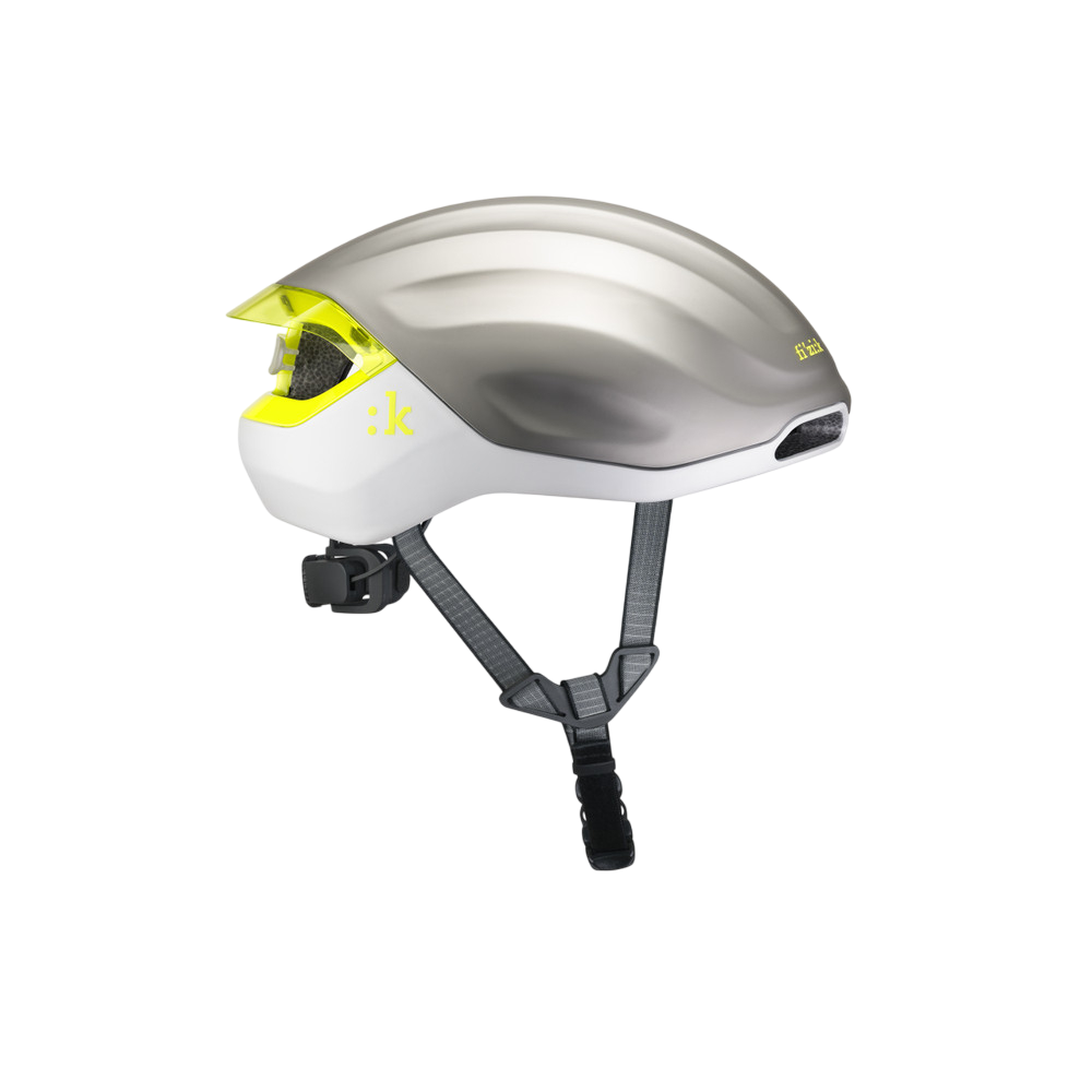 Fizik Kudo Road Aero Helmet with Light - Silver