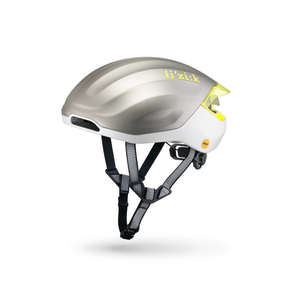 Fizik Kudo Road Aero Helmet with Light - Silver