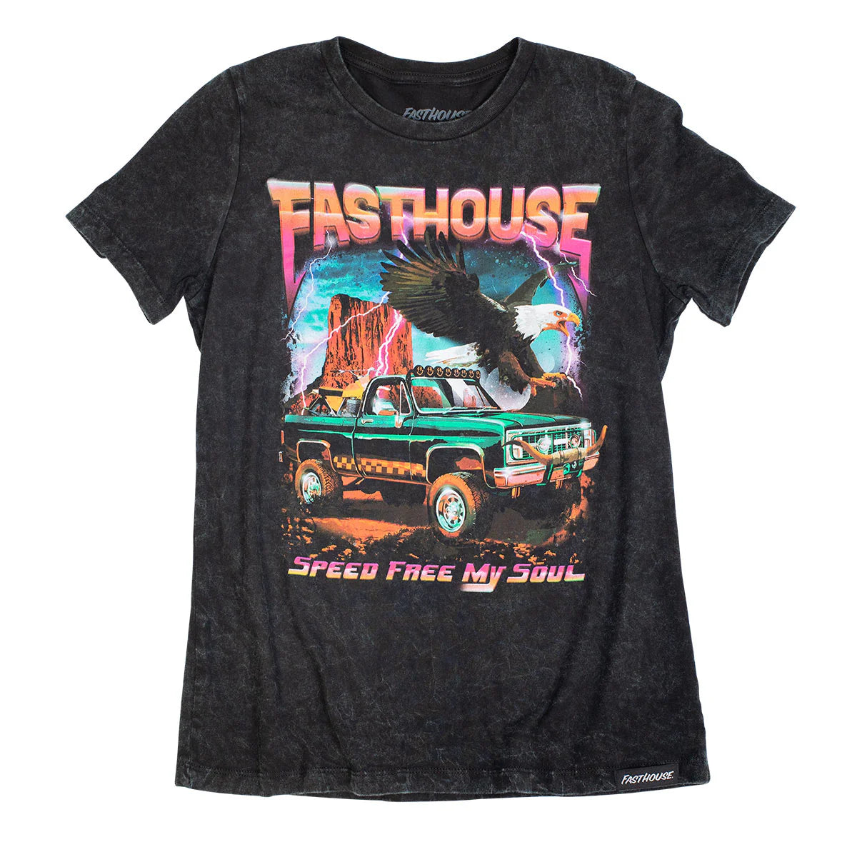 Fasthouse Freedom Tee - Womens - Black