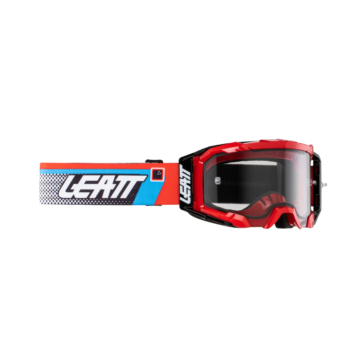 Leatt Velocity 5.5 MTB Goggle - Red-Light Gray - 2024