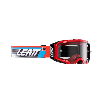 Leatt Velocity 5.5 MTB Goggle - Red-Light Gray - 2024