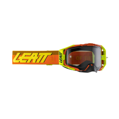 Leatt Velocity 6.5 MTB Goggle - Citrus-Light Gray - 2024