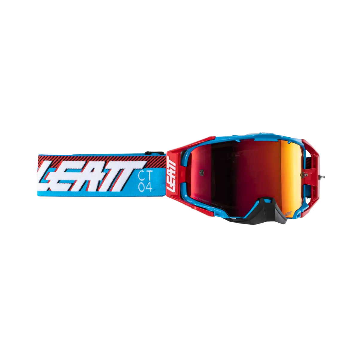 Leatt Velocity 6.5 Iriz MTB Goggle - Cyan-Red - 2024