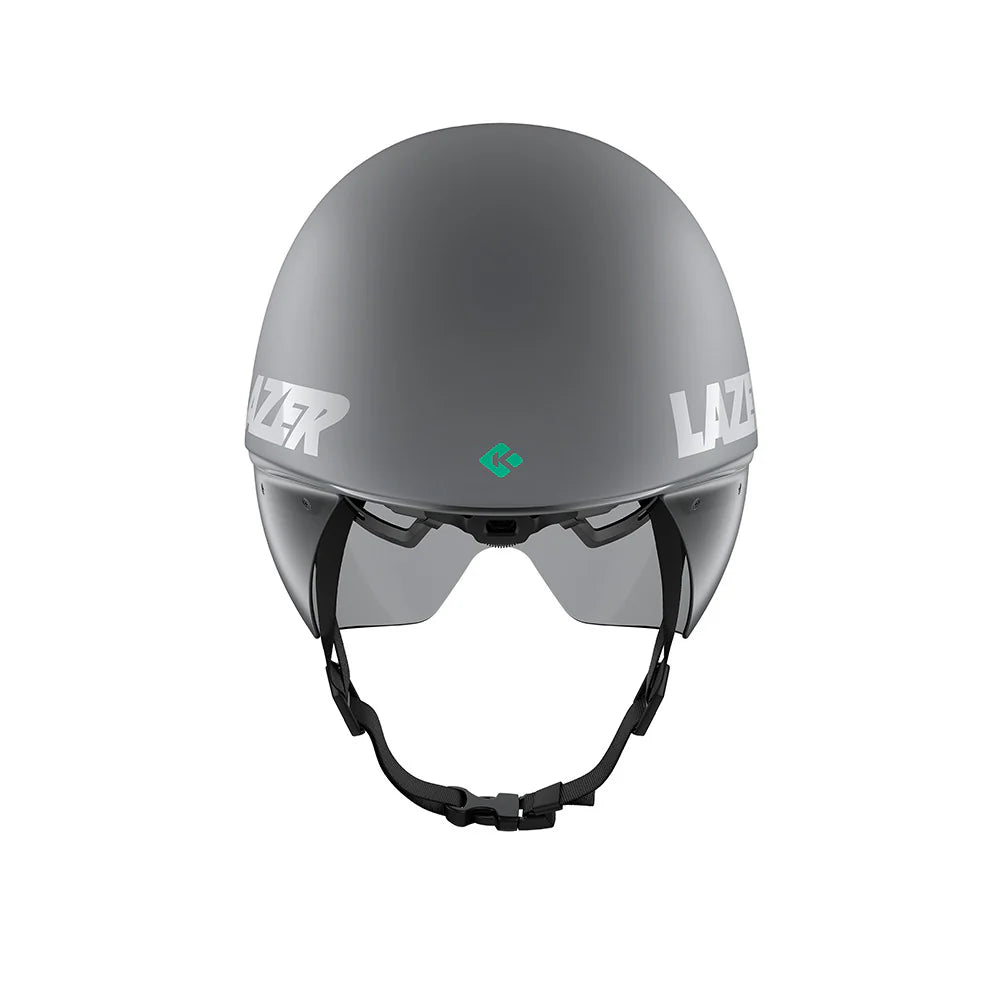Lazer Volante Kineticore Tri/TT Helmet - White Silver
