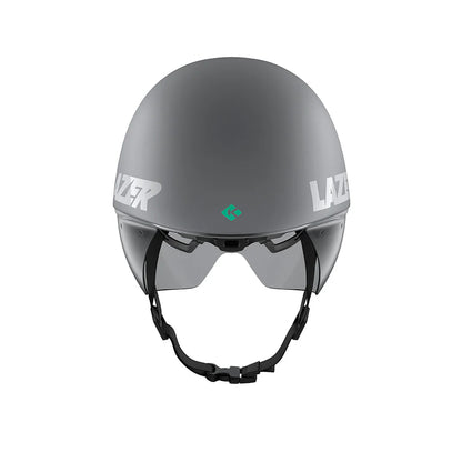 Lazer Volante Kineticore Tri/TT Helmet - White Silver