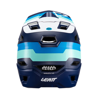 Leatt MTB Gravity 4.0 Full Face Helmet - Blue - 2024