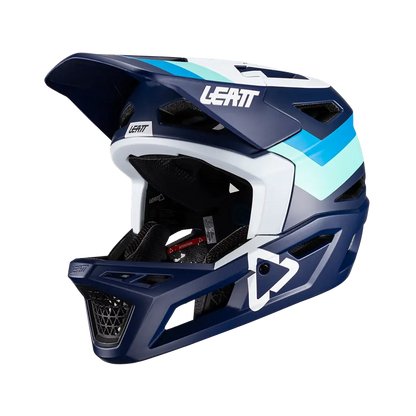 Leatt MTB Gravity 4.0 Full Face Helmet - Blue - 2024