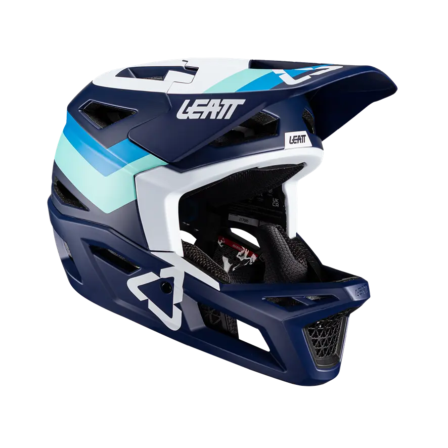 Leatt MTB Gravity 4.0 Full Face Helmet - Blue - 2024