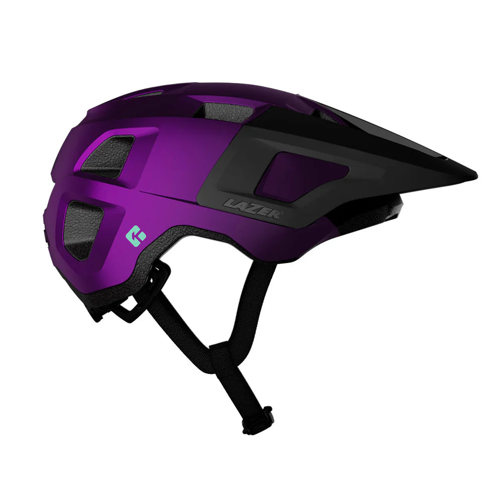 Lazer Lupo Kineticore MTB Helmet - Metallic Purple Black