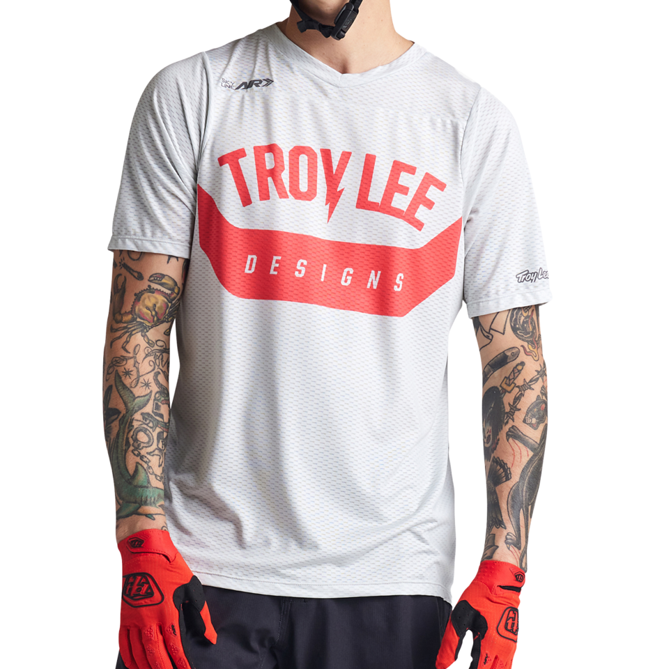 Troy Lee Designs Skyline Air Short Sleeve MTB Jersey - Air Core - Cement - 2023