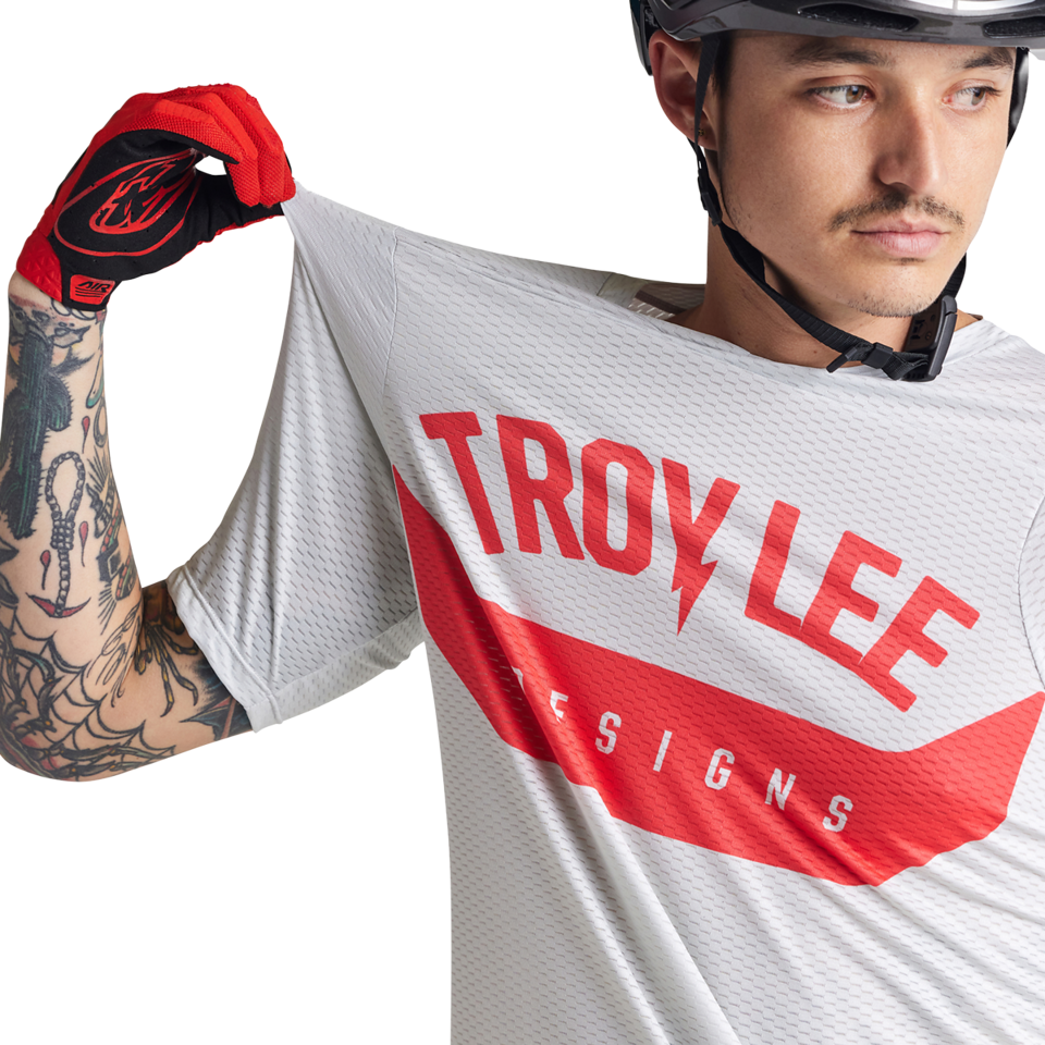 Troy Lee Designs Skyline Air Short Sleeve MTB Jersey - Air Core - Cement - 2023