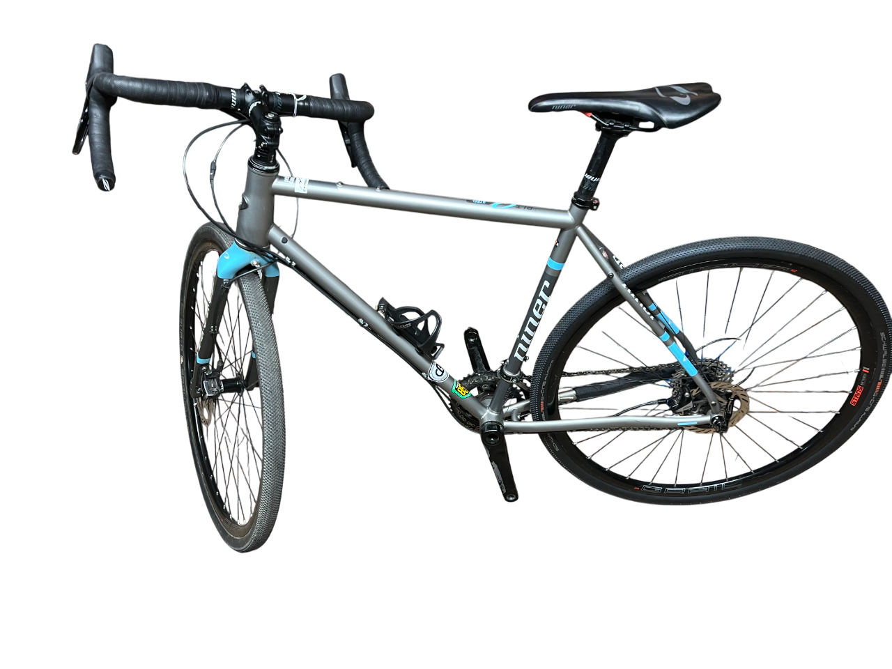 NINER RLT Steel Road Bike - 3-Star Rival - Demo1 - Gray-Blue