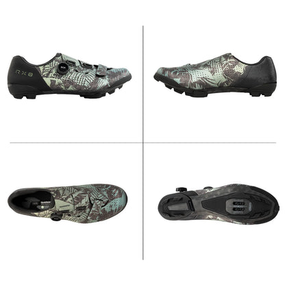 Shimano RX801 Gravel Shoe - Special Edition - Wide - Tropical Leaves