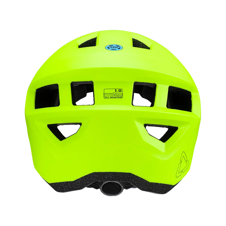 Leatt AllMtn 1.0 MTB Helmet - Lime - 2024