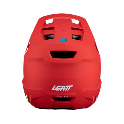Leatt MTB Gravity 1.0 Full Face Helmet - Red - 2024