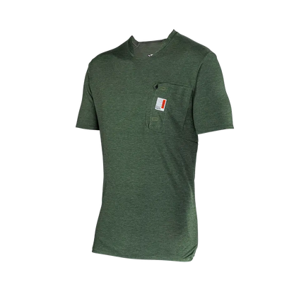 Leatt AllMtn 2.0 Short Sleeve MTB Jersey - Spinach - 2024