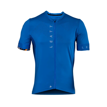 Leatt Endurance 5.0 Short Sleeve MTB Jersey - Blue - 2024