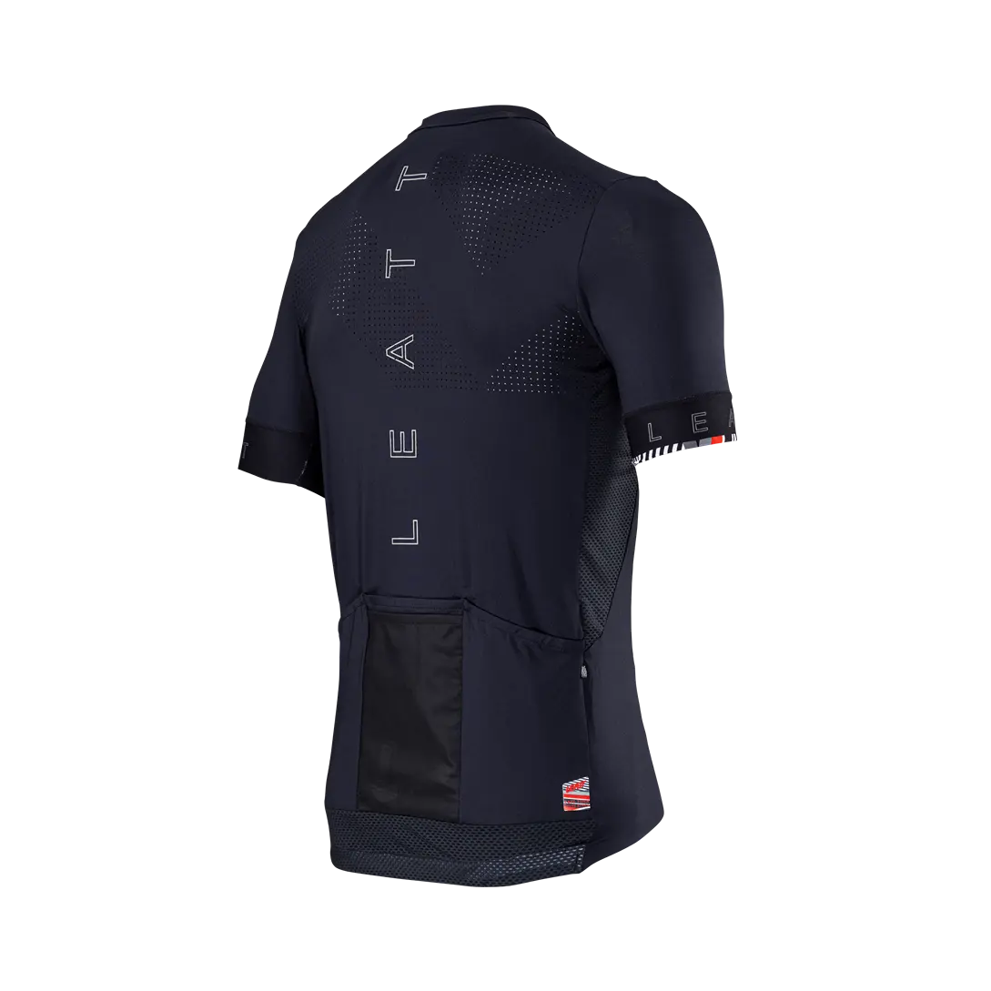 Leatt Endurance 5.0 Short Sleeve MTB Jersey - Black - 2024