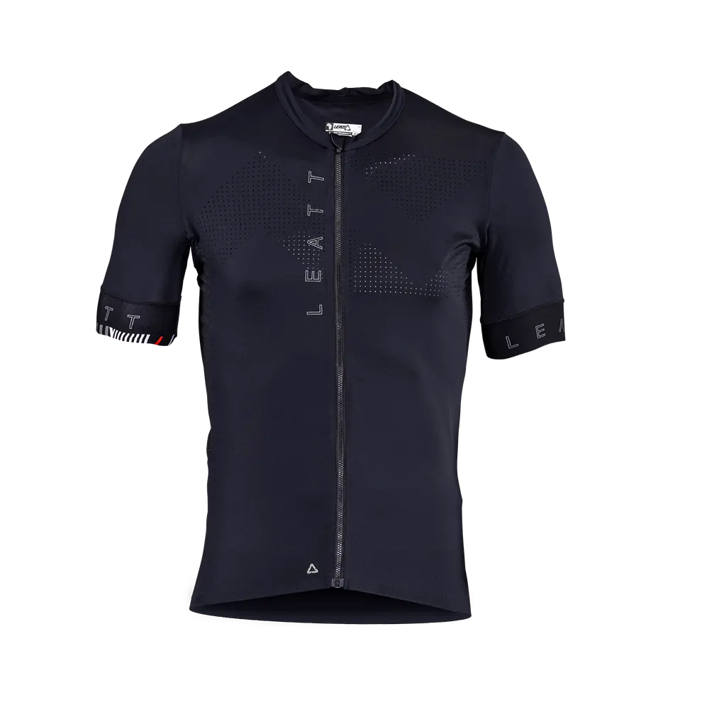Leatt Endurance 5.0 Short Sleeve MTB Jersey - Black - 2024