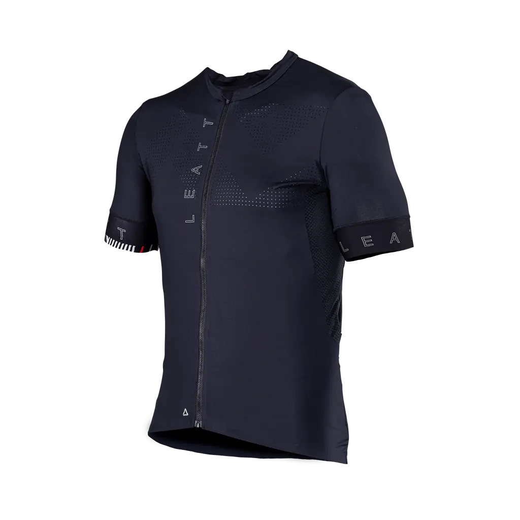 Leatt Endurance 5.0 Short Sleeve MTB Jersey - Black - 2024