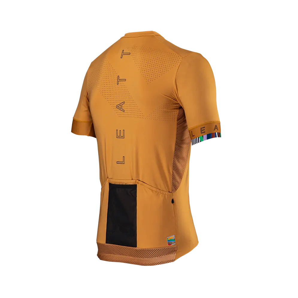 Leatt Endurance 5.0 Short Sleeve MTB Jersey - Rust - 2024