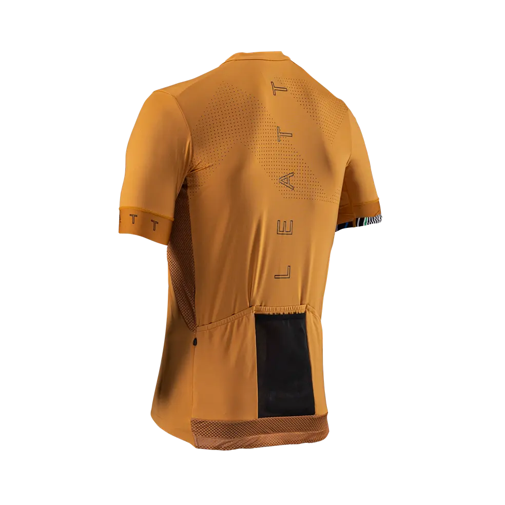 Leatt Endurance 5.0 Short Sleeve MTB Jersey - Rust - 2024