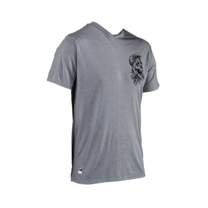 Leatt Gravity 1.0 Short Sleeve MTB Jersey - Granite - 2024