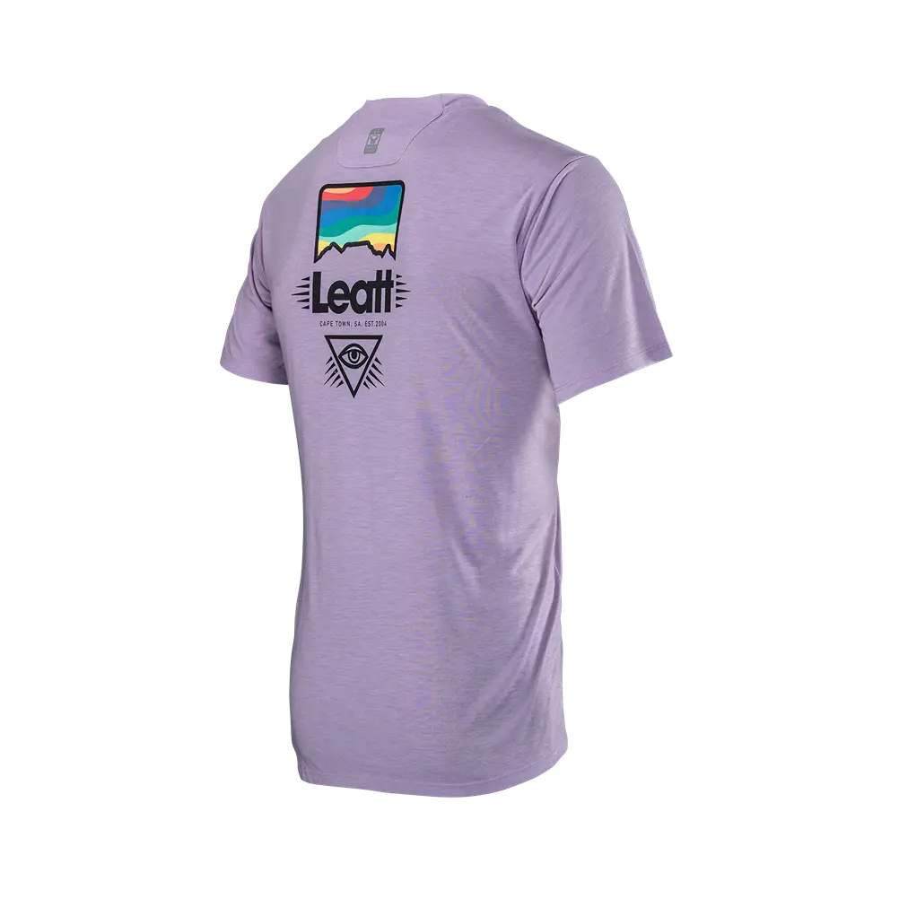 Leatt Gravity 1.0 Short Sleeve MTB Jersey - Lavender - 2024