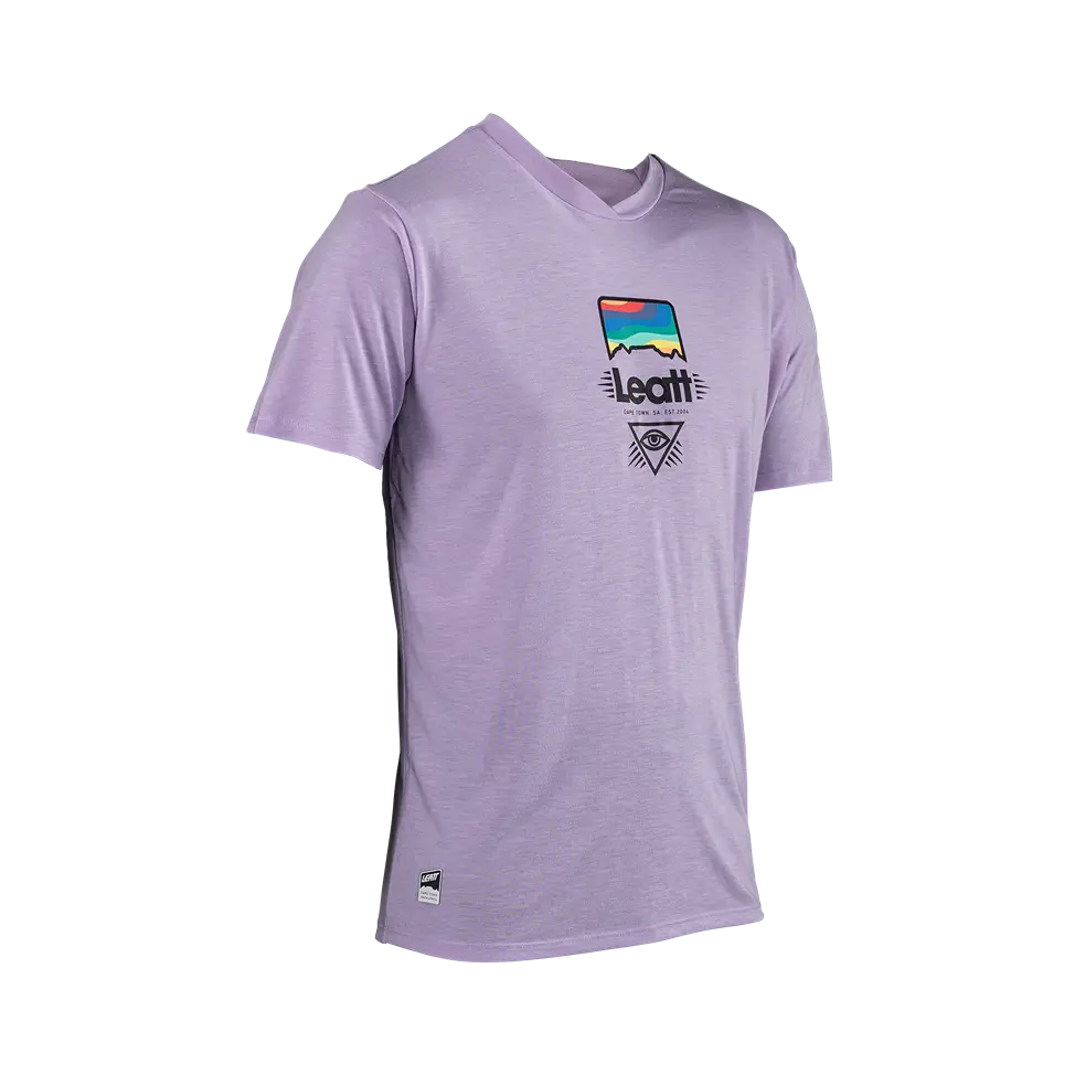 Leatt Gravity 1.0 Short Sleeve MTB Jersey - Lavender - 2024