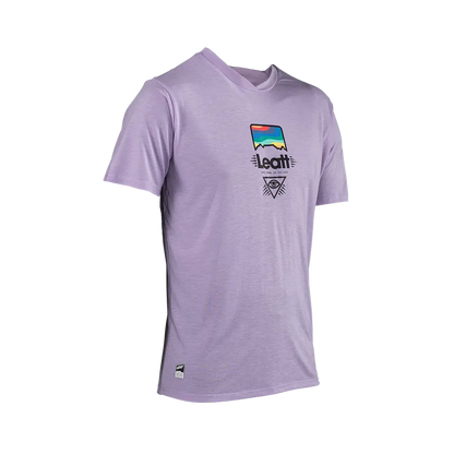 Leatt Gravity 1.0 Short Sleeve MTB Jersey - Lavender - 2024