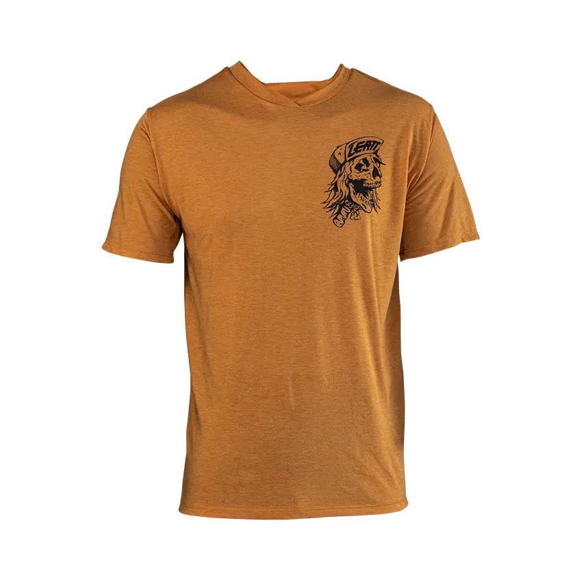 Leatt Gravity 1.0 Short Sleeve MTB Jersey - Rust - 2024