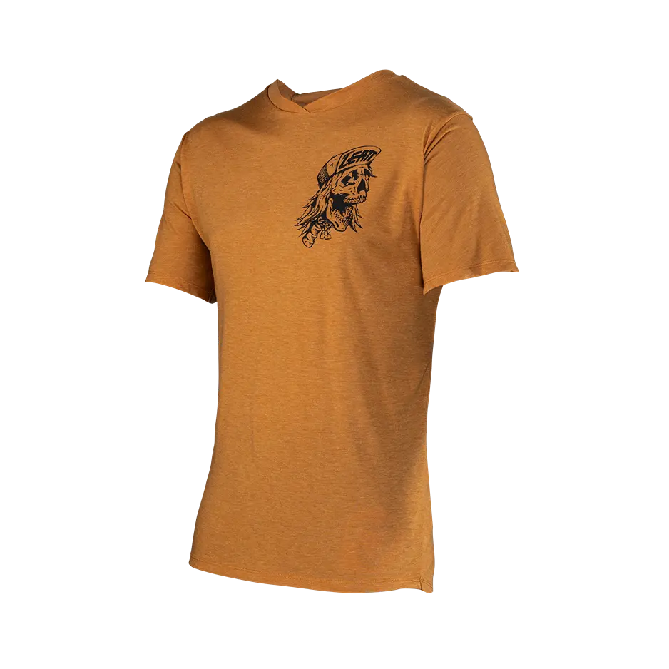 Leatt Gravity 1.0 Short Sleeve MTB Jersey - Rust - 2024