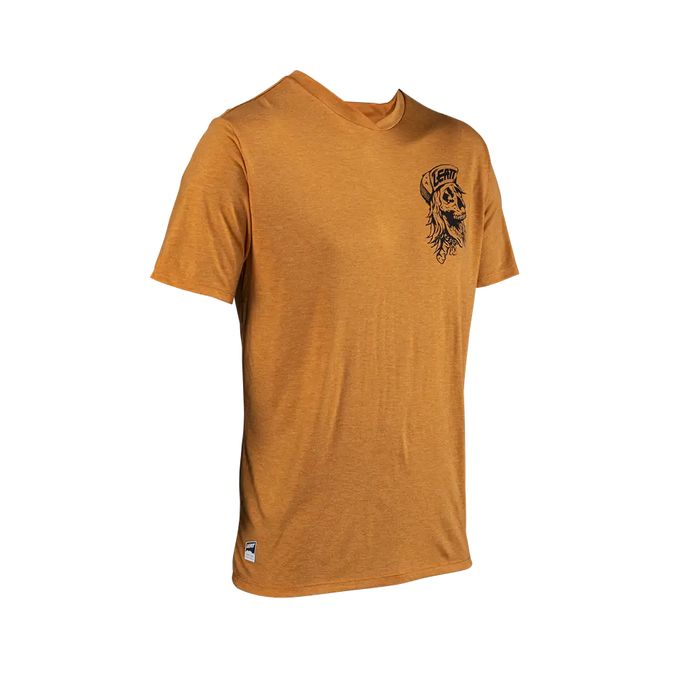 Leatt Gravity 1.0 Short Sleeve MTB Jersey - Rust - 2024