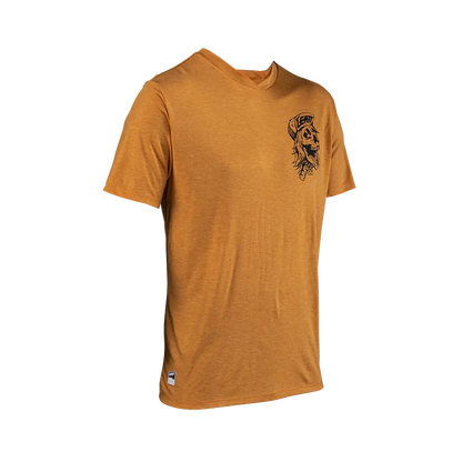 Leatt Gravity 1.0 Short Sleeve MTB Jersey - Rust - 2024