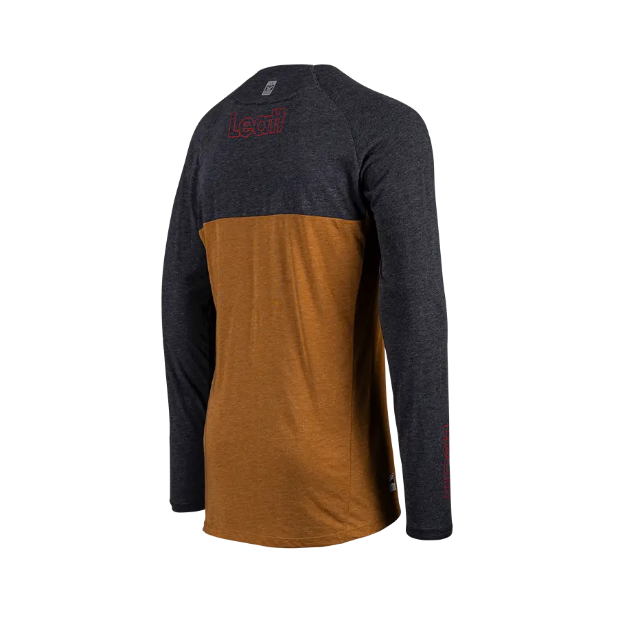 Leatt Gravity 2.0 Long Sleeve MTB Jersey - Peanut - 2024