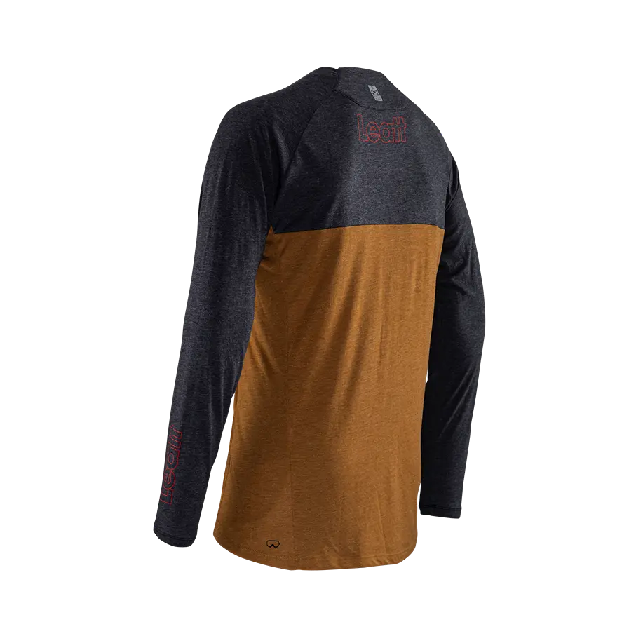 Leatt Gravity 2.0 Long Sleeve MTB Jersey - Peanut - 2024