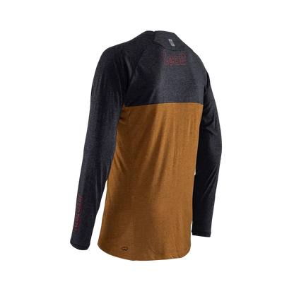 Leatt Gravity 2.0 Long Sleeve MTB Jersey - Peanut - 2024