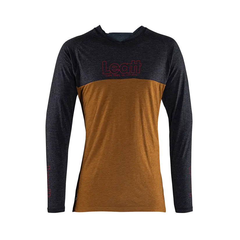 Leatt Gravity 2.0 Long Sleeve MTB Jersey - Peanut - 2024