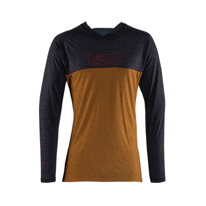 Leatt Gravity 2.0 Long Sleeve MTB Jersey - Peanut - 2024