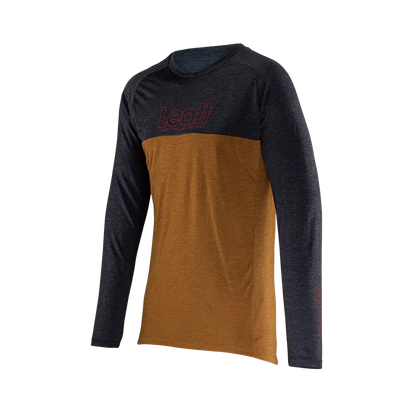 Leatt Gravity 2.0 Long Sleeve MTB Jersey - Peanut - 2024