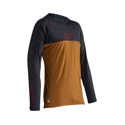 Leatt Gravity 2.0 Long Sleeve MTB Jersey - Peanut - 2024