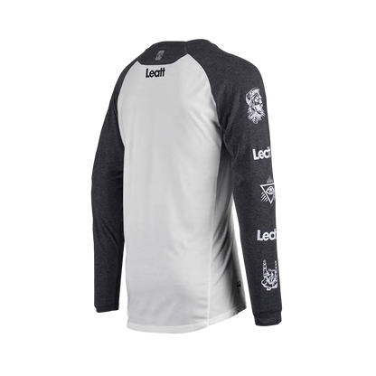 Leatt Gravity 2.0 Long Sleeve MTB Jersey - White - 2024