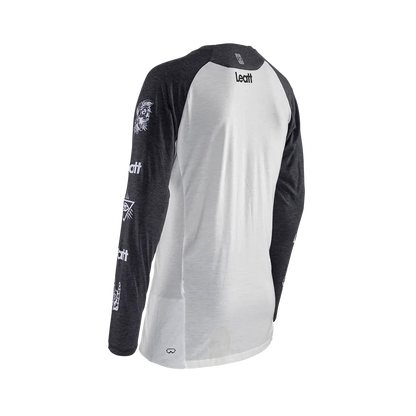 Leatt Gravity 2.0 Long Sleeve MTB Jersey - White - 2024