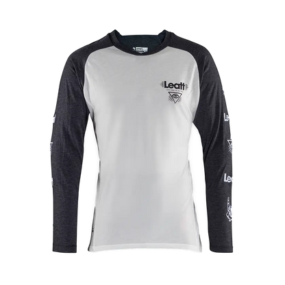 Leatt Gravity 2.0 Long Sleeve MTB Jersey - White - 2024