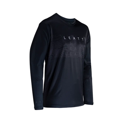 Leatt Gravity 3.0 Long Sleeve MTB Jersey - Black - 2024